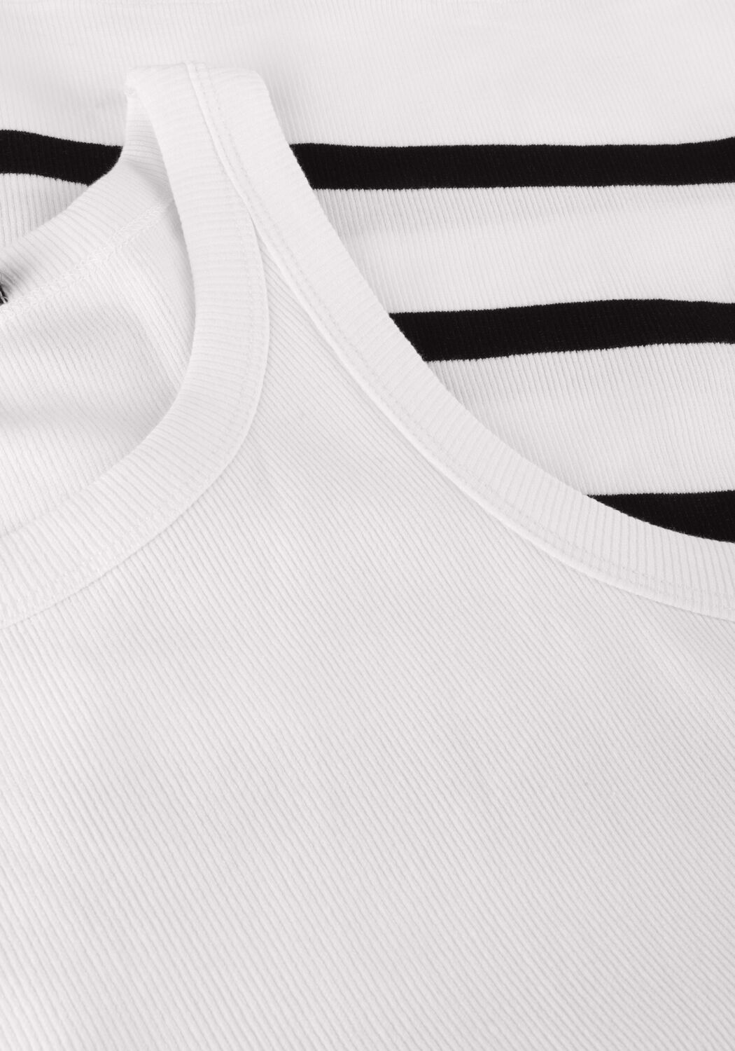 Witte BRUUNS BAZAAR Top KATY STRIBED TANK TOP - large