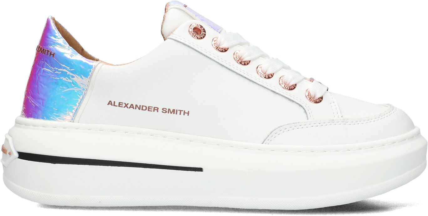 Alexander Smith Lage Sneakers Dames 1896, Maat: 36, Materiaal: Leatherlook, Kleur: Wit