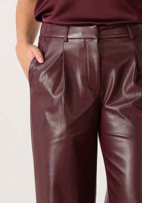 Bordeaux DANTE6 Wijde broek JULES FAUX LEATHER PANTS - large