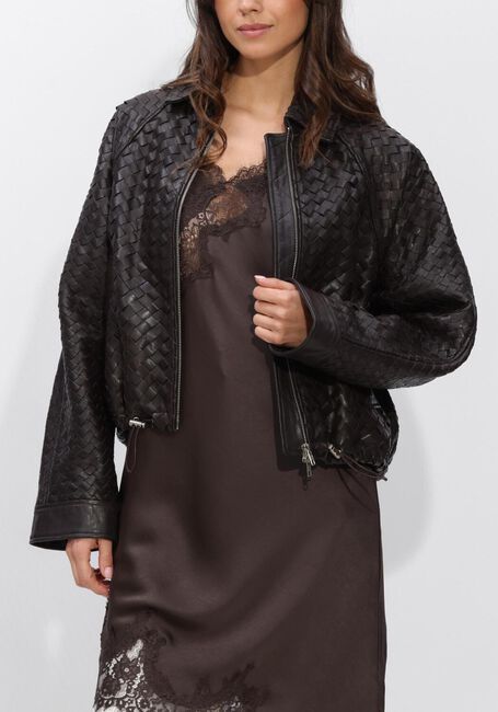 Bruine SECOND FEMALE Jack VERMONT LEATHER JACKET - large