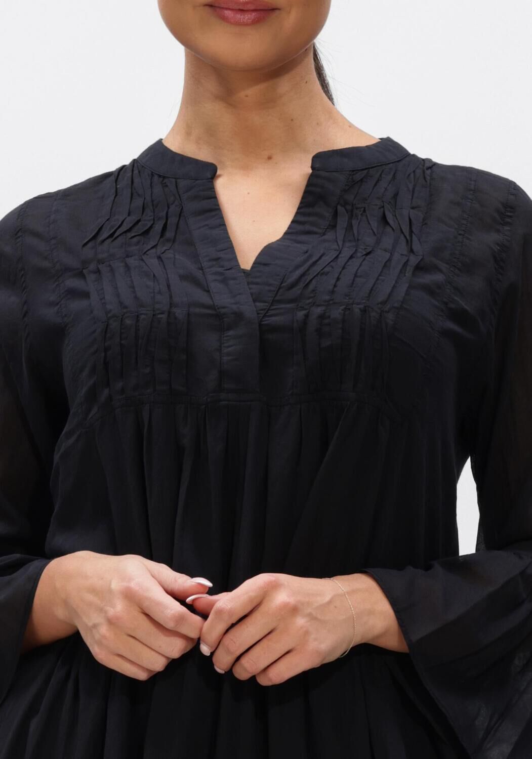 Zwarte DEVOTION Maxi jurk AMBER - large