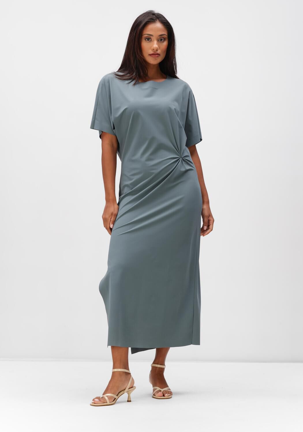Japan Tky Midi Jurk Dames Lyori, Maat: L, Kleur: Groen afbeelding 1