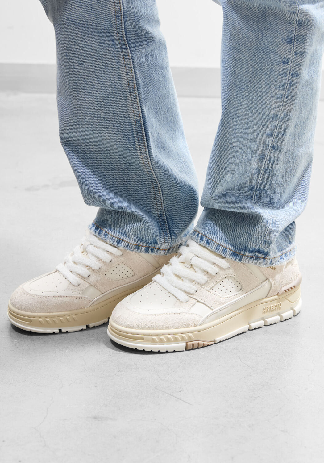 Beige AXEL ARIGATO Lage sneakers AREA LO FLUFFY SNEAKER - medium