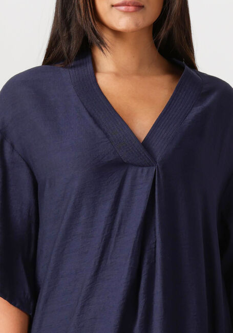 Donkerblauwe CO'COUTURE Mini jurk CARYN PLEAT TUNIC DRESS - large