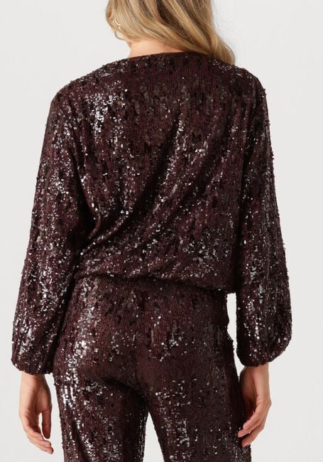 Bruine CO'COUTURE Jack SOPHIECC SEQUIN BALLOON JACKET - large