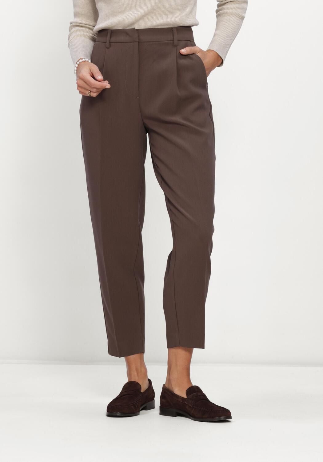 Bruine BRUUNS BAZAAR Broeken CINDYSUSBBDAGNY PANTS - large
