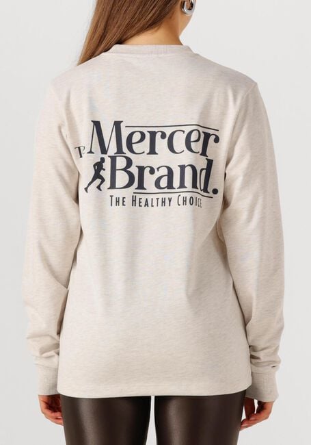 Ecru MERCER AMSTERDAM Trui THE MERCER LONG-SLEEVE - large