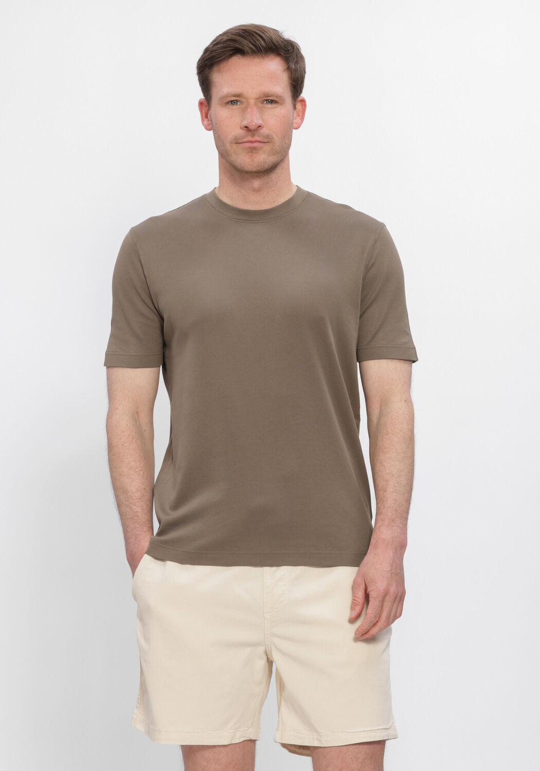 Taupe FILIPPO DE LAURENTIIS T-shirt T-SHIRT MC - large