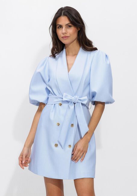 Lichtblauwe IBANA Mini jurk DULCIA - large