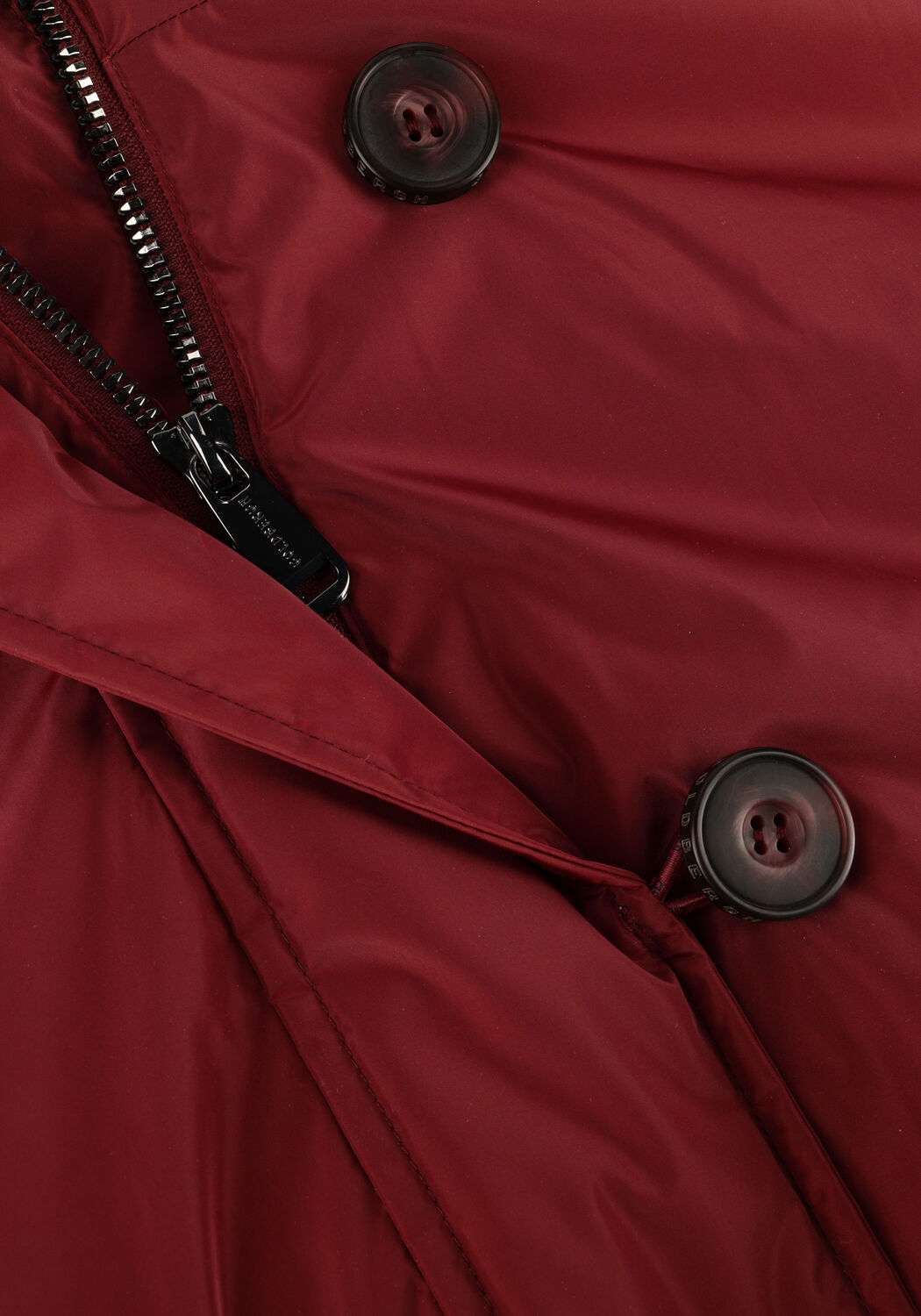 Rode GOLDBERGH Gewatteerde jas JEANNE SKI JACKET FAUX BORDER - large