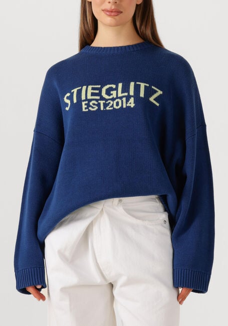 Blauwe STIEGLITZ Trui ANITA SWEATER - large
