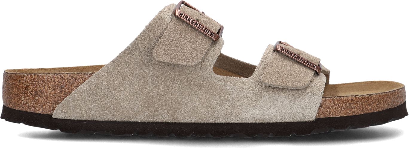 Birkenstock Slippers
Dames Arizona Sue, Maat: 43, Materiaal: Suède, Kleur: Taupe