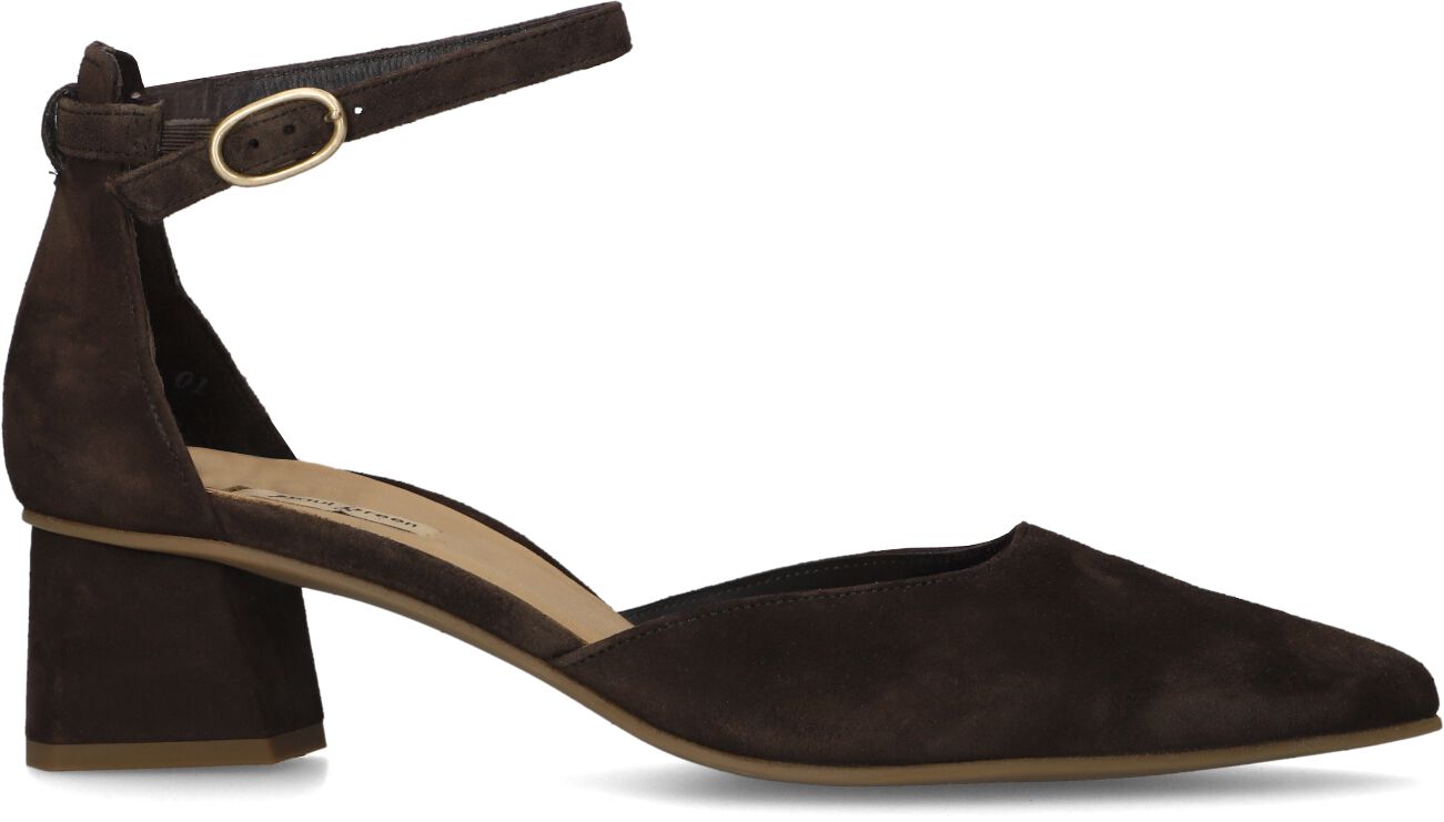 Paul Green Slingbacks Dames 3820, Maat: 37,5, Materiaal: Suède, Kleur: Bruin afbeelding 1