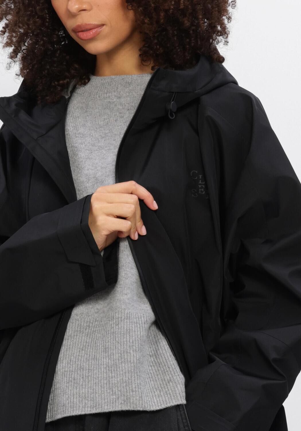 Zwarte CLOSED Regenjas RAINCOAT - large