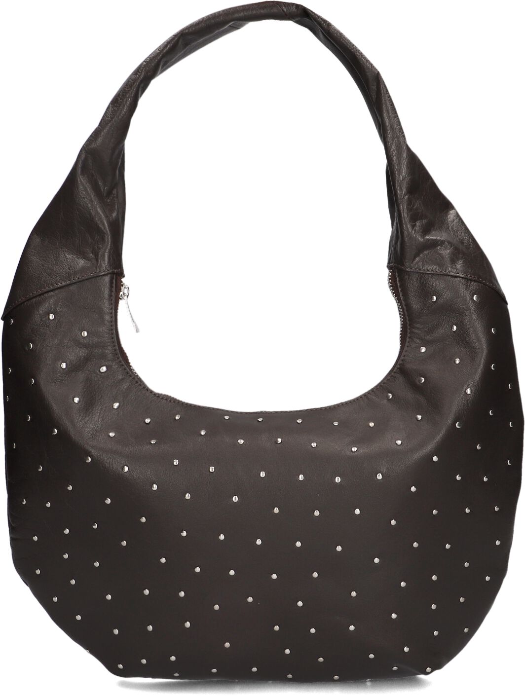 Núnoo Schoudertas
Dames Small Gabi Rivet Mountain, Materiaal: Leer, Kleur: Bruin afbeelding 1