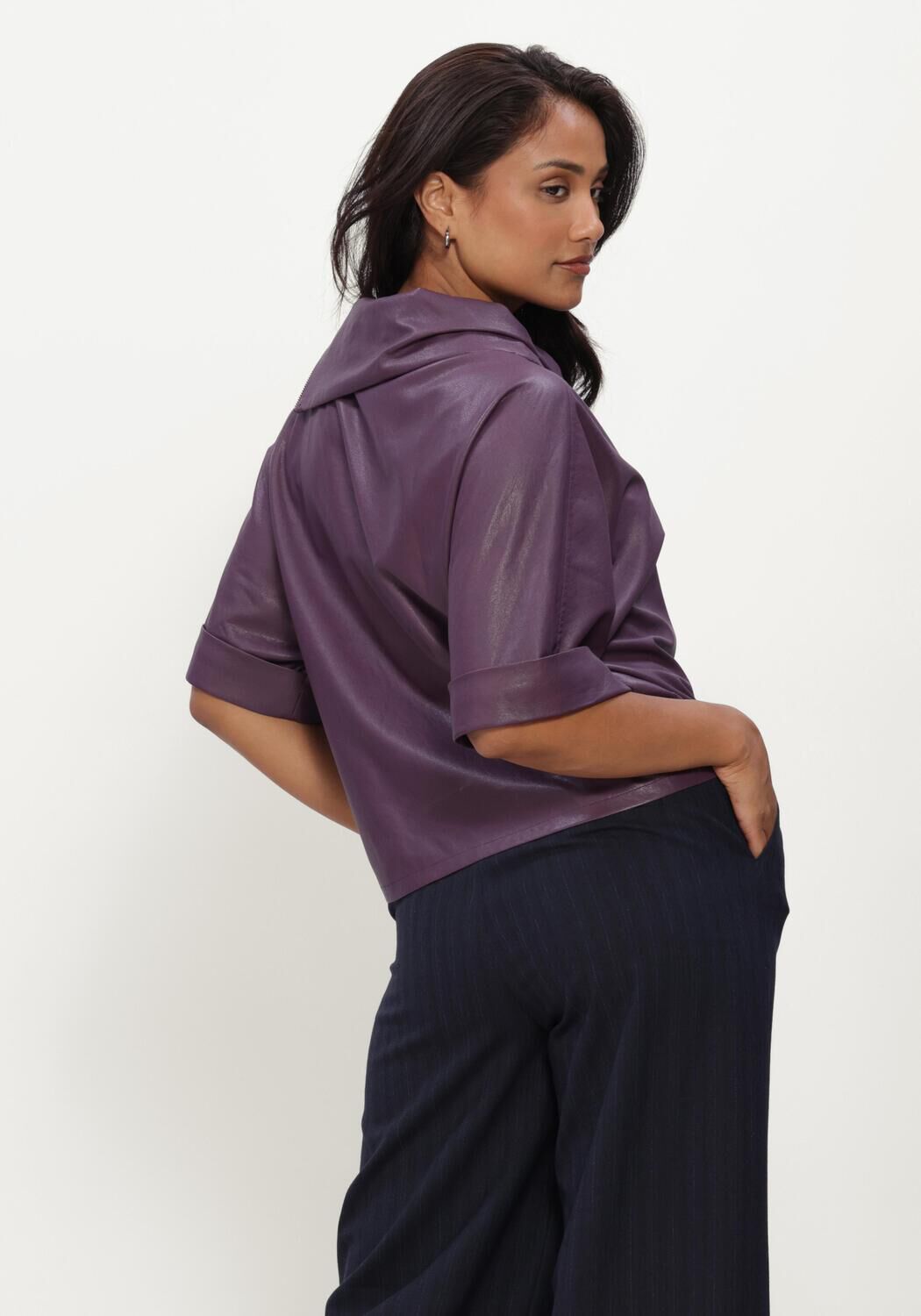 Paarse CAROLINE BISS Blouses 4609 - large