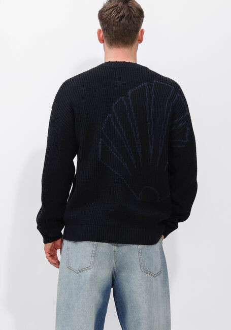 Zwarte NEW AMSTERDAM SURF ASSOCIATION Trui BIG LOGO CREWNECK - large