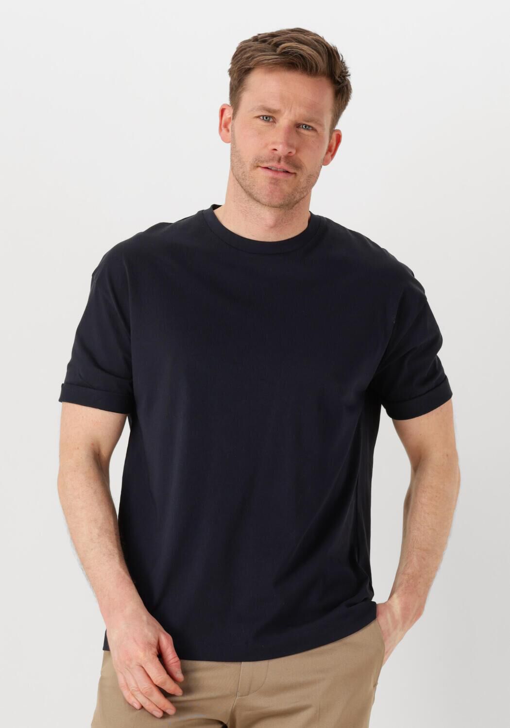 Drykorn T-Shirt Heren Thilo 520198, Maat: S, Kleur: Donkerblauw afbeelding 1