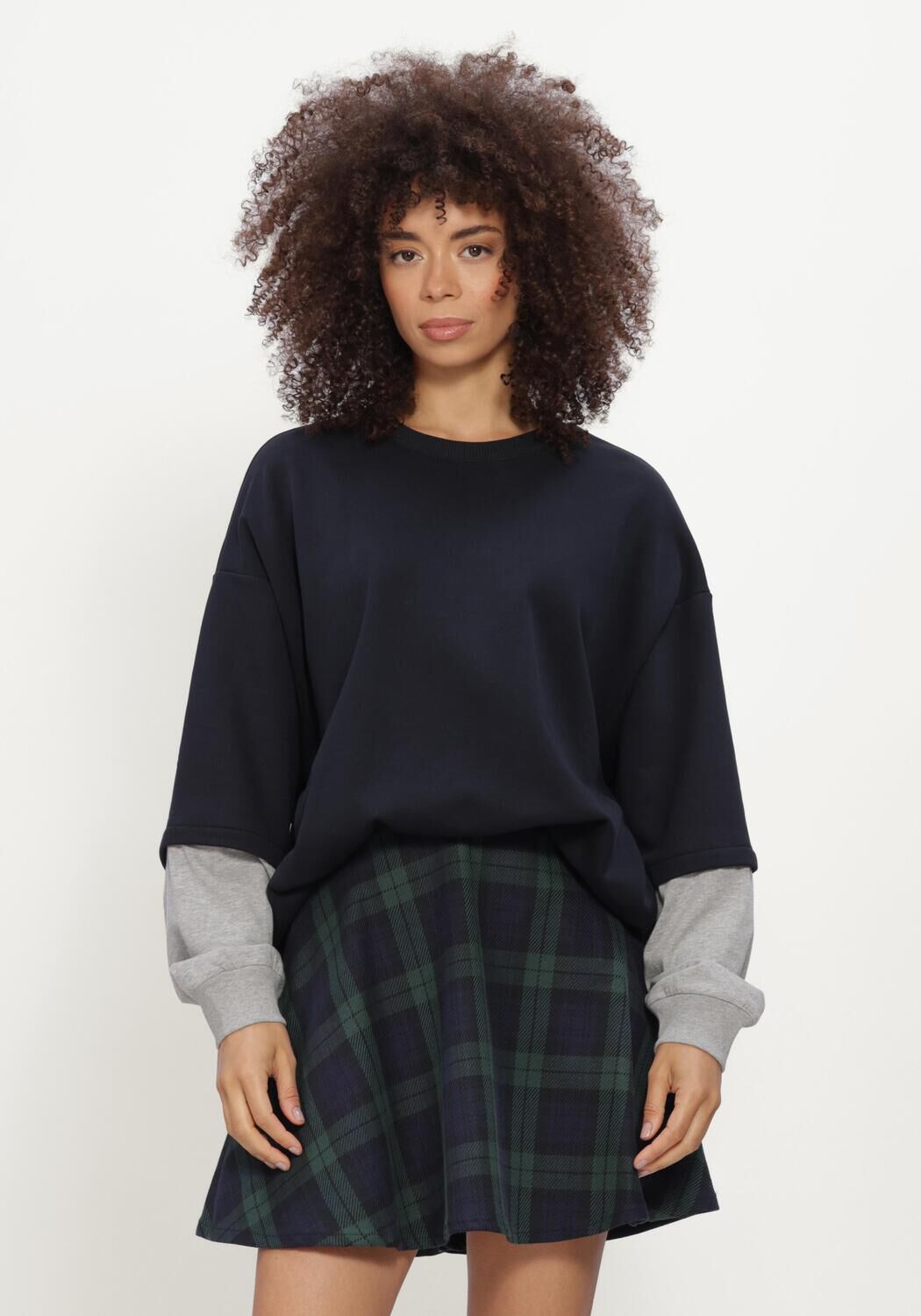 Donkerblauwe JOHNY Trui AMY - large