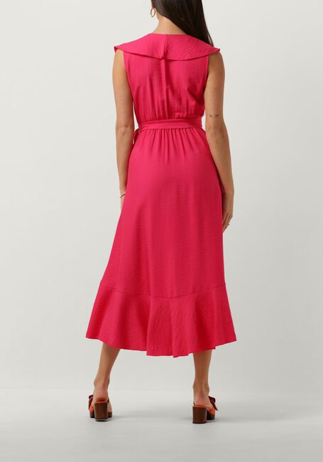 Roze ACCESS Midi jurk SLEEVELESS DRESS WITH RUFFLES - large