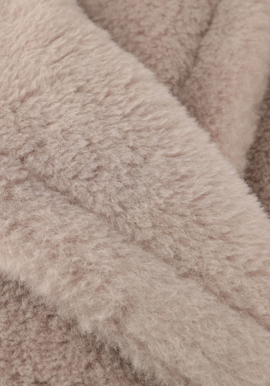 Beige MAX MARA Teddy jas TEDGIRL - large