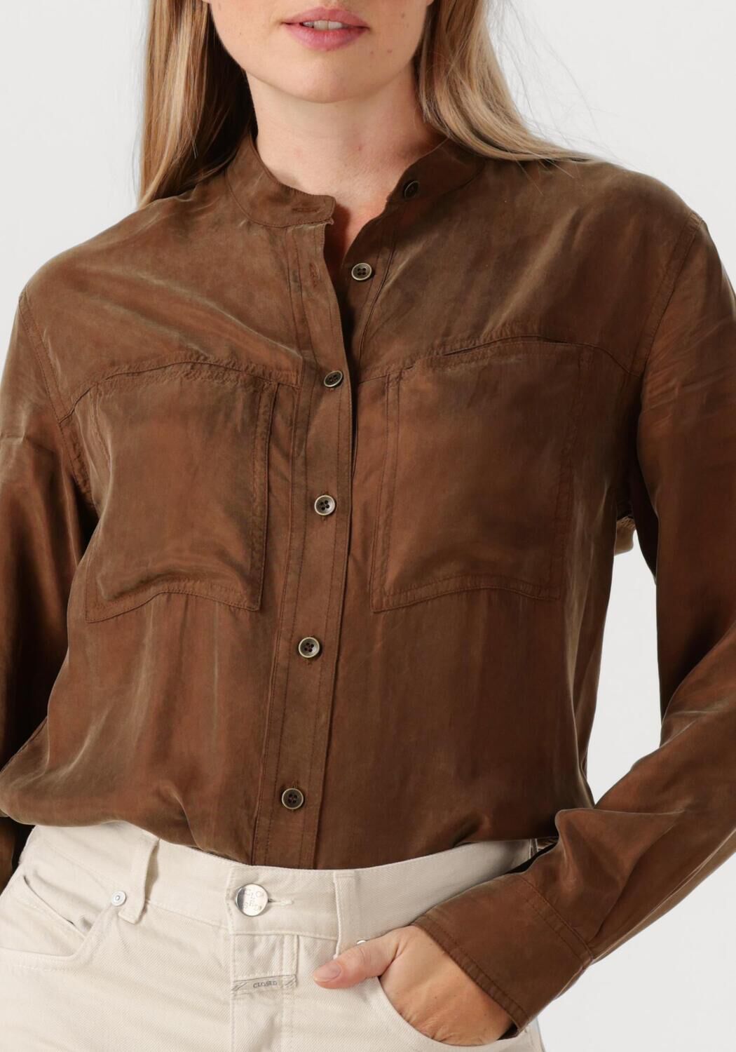 Bruine MARANT ETOILE Blouses ZETTA-GB 25ACH0243FA - large