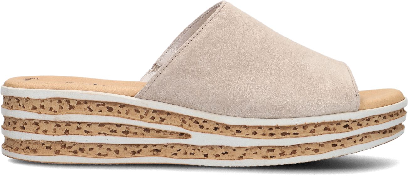 Gabor Slippers
Dames 559, Maat: 42,5, Materiaal: Suède, Kleur: Beige