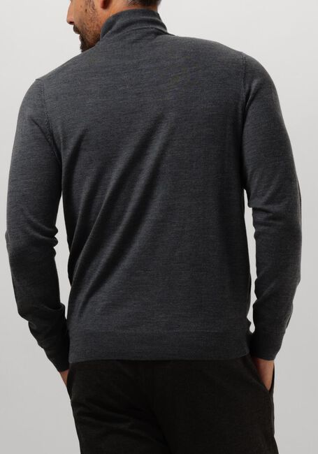Grijze PROFUOMO Trui PULLOVER HALF ZIP - large