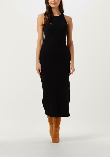 Zwarte GESTUZ Midi jurk DREWGZ SL LONG DRESS NOOS - large