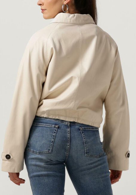 Witte IBANA Leren jas JEROME - large