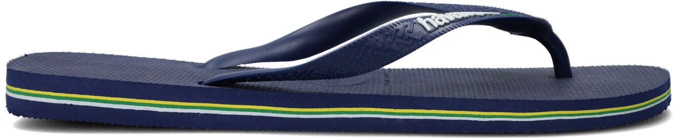 Havaianas Teenslippers Heren Brasil Logo, Maat: 39/40, Materiaal: Rubber, Kleur: Blauw