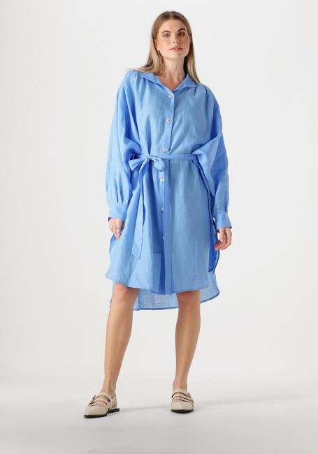 Blauwe GREEK ARCHAIC KORI Midi jurk 130463 - large