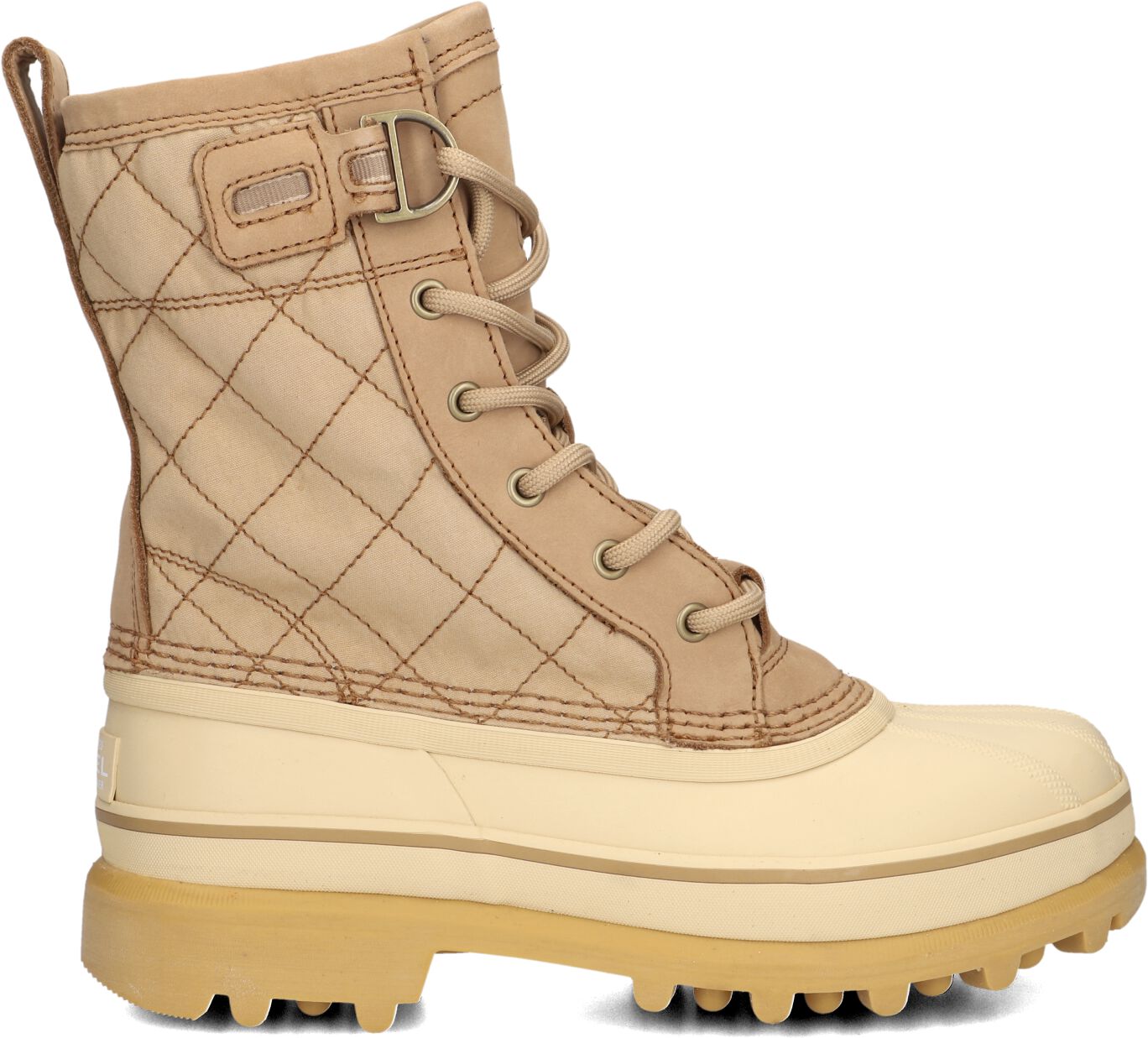 Sorel Veterboots Dames Caribou Royal Wp Dames, Maat: 37, Materiaal: Rubber, Kleur: Beige