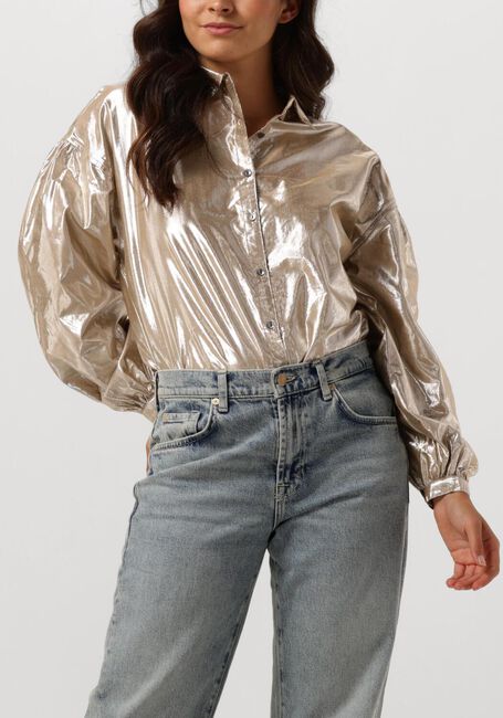 Gouden RUBY TUESDAY Blouses ISAI BIG SHIRT GATHERING SLEEVES - large