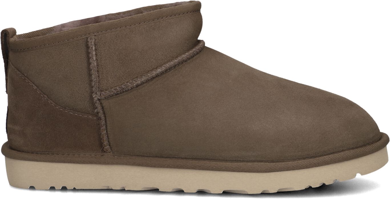 UGG Vachtlaarzen Heren Classic Ultra Mini, Maat: 44, Materiaal: Suède, Kleur: Taupe