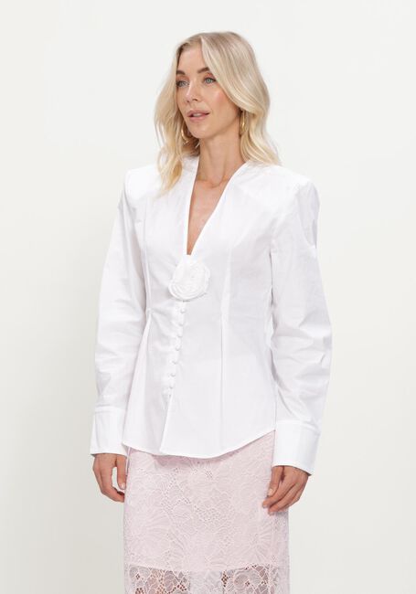 Witte ROTATE Blouses FITTED SHIRT - large