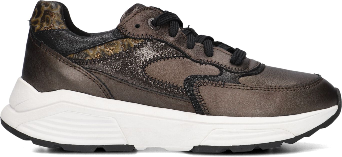 Xsensible Lage Sneakers Dames 33002.4, Maat: 38, Materiaal: Leer, Kleur: Bruin
