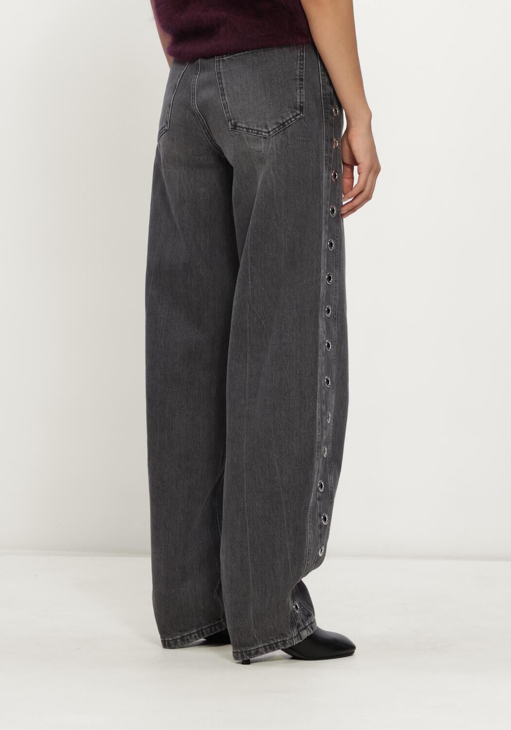 Grijze GESTUZ Barrel jeans GZLAIDA HWBALLOON JEANS - large