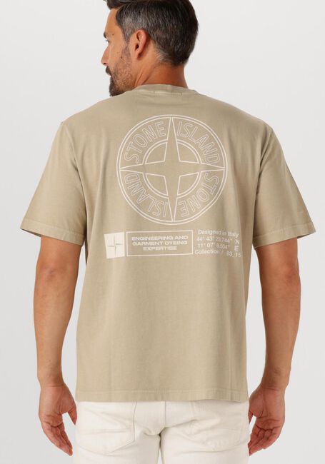 Khaki STONE ISLAND T-shirt SS T SHIRT - large