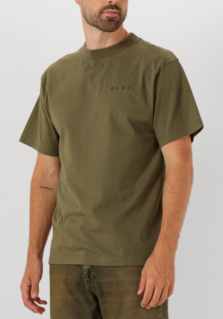Olijf OLAF HUSSEIN T-shirt LINED FACE TEE - large
