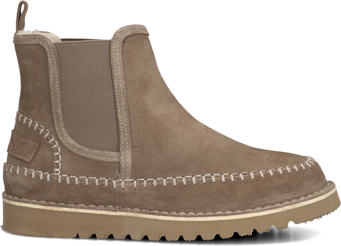 Ayana Chelsea Boots Dames 2421, Maat: 42, Materiaal: Suède, Kleur: Taupe