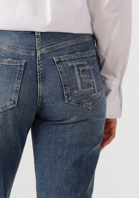 Blauwe ELISABETTA FRANCHI Straight leg jeans JEANS TROUSERS - large