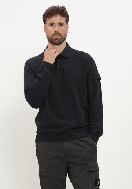 Zwarte STONE ISLAND Polo LS POLO S0F53 - large