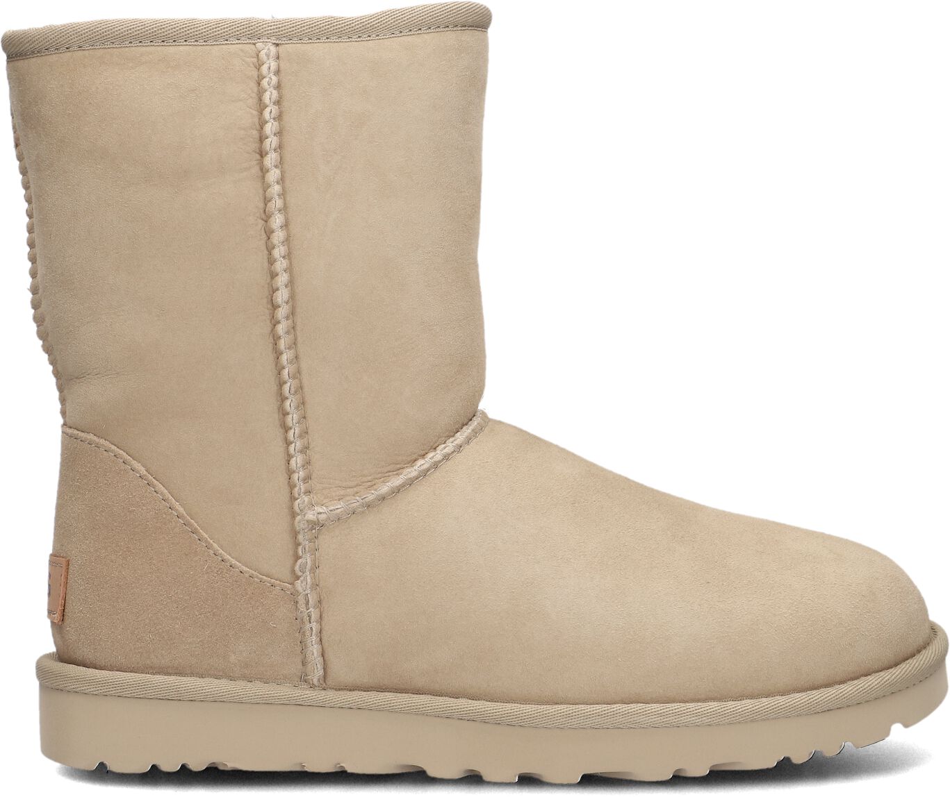 UGG Vachtlaarzen Dames Classic Short Ii, Maat: 39, Materiaal: Suède, Kleur: Beige