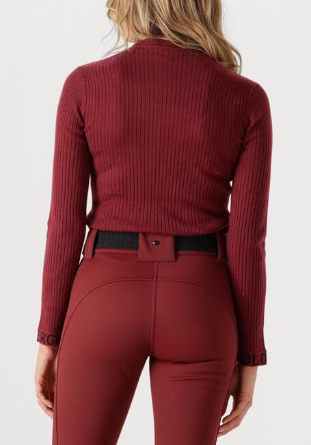 Bordeaux GOLDBERGH Coltrui MIRA LONG SLEEVE KNIT SWEATER - large