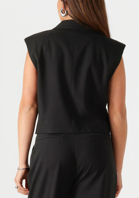 Zwarte COPENHAGEN MUSE Gilet CMTAILOR-SHORT WAISCOAT - large