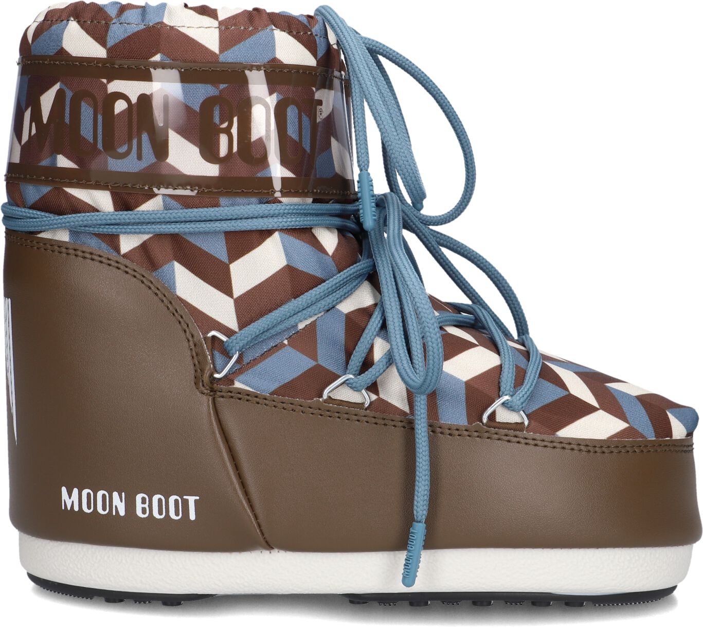 Moon Boot Snowboots Dames Icon Low Optical, Maat: 39/41, Materiaal: Leatherlook, Kleur: Bruin