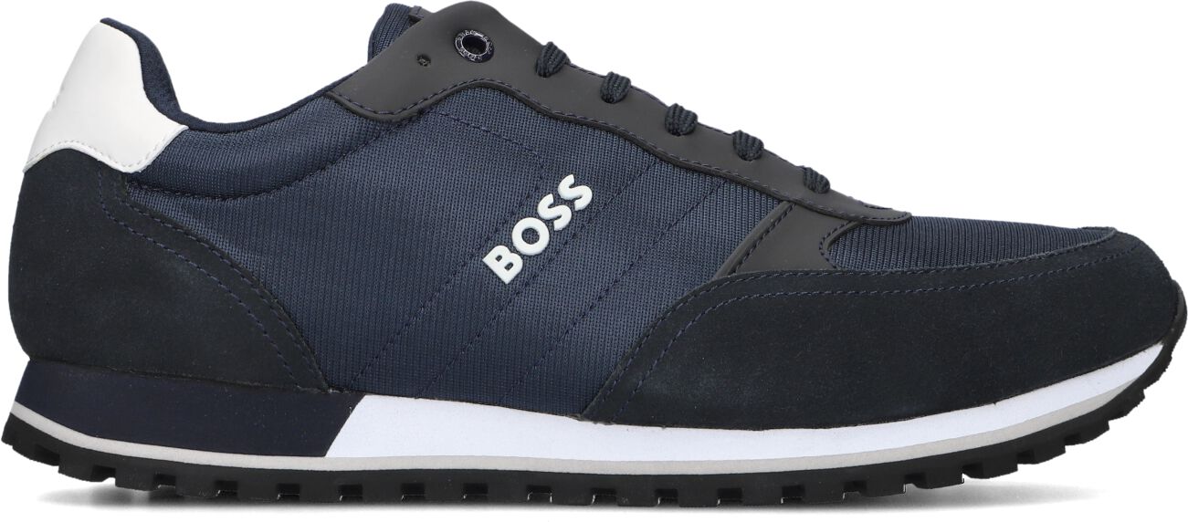 Boss Lage Sneakers Heren Parkour-l Runn, Maat: 42, Materiaal: Leer, Kleur: Blauw