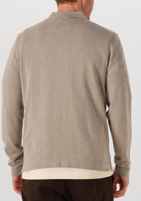 Beige FILLING PIECES Trui KNIT DRESS SHIRT - large