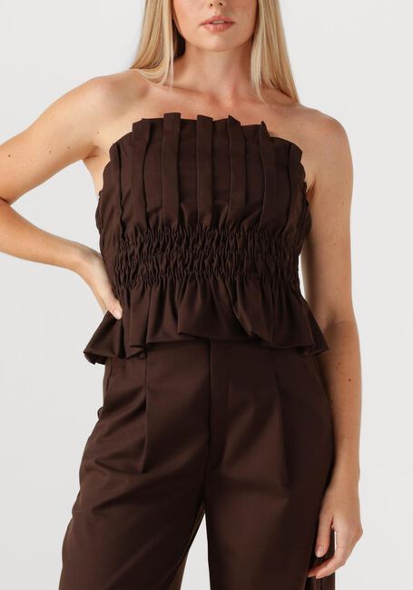 Bruine GESTUZ Top GZPAULINE CORSET - large